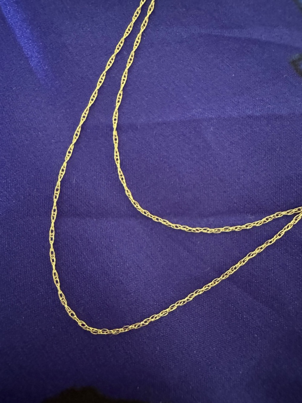 Pure 14k gold chain necklace 18 inches